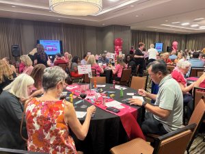 Crowded ballroom